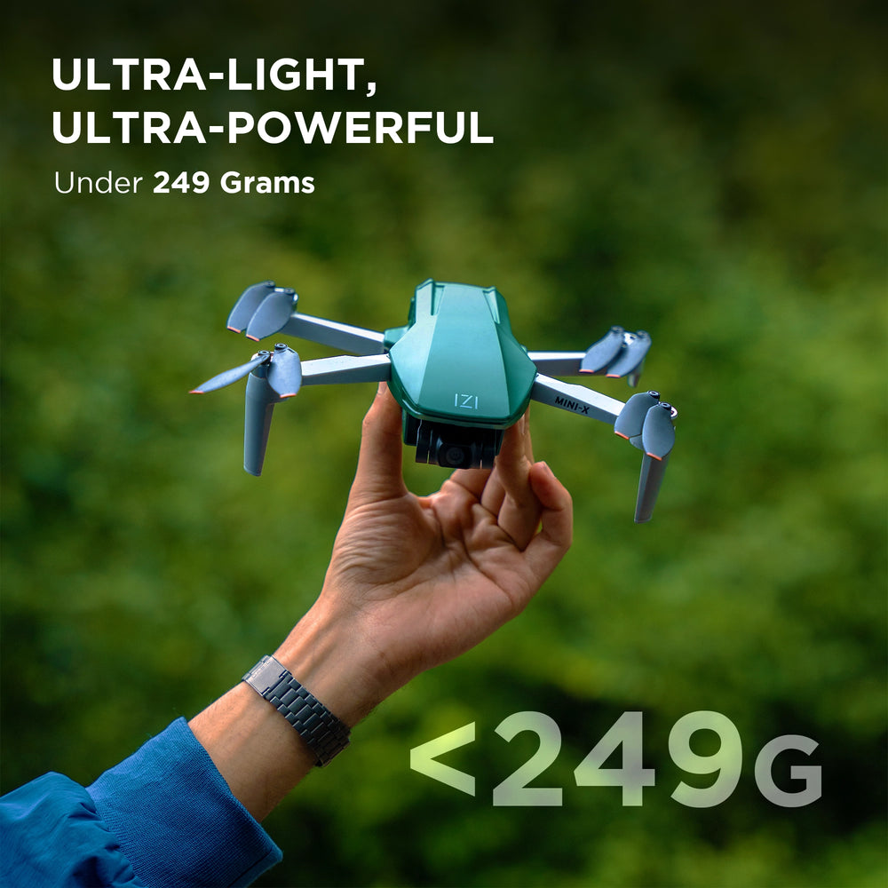 IZI mini X Nano 4K camera drone - UHD 20MP, GPS, 31min flight