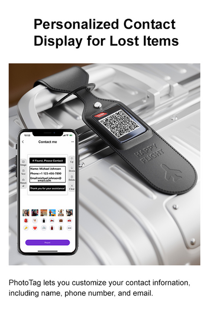 Smart GPS tracking photo tag