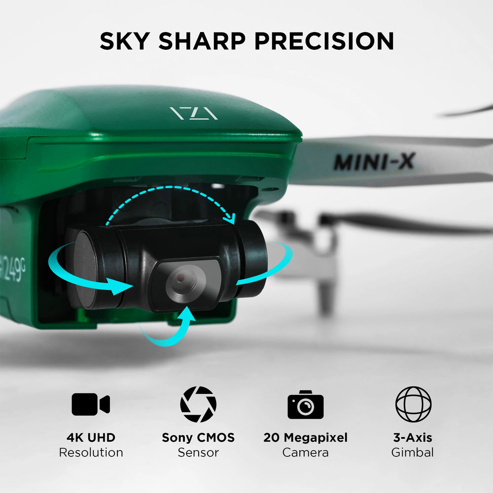 IZI mini X Nano 4K camera drone - UHD 20MP, GPS, 31min flight