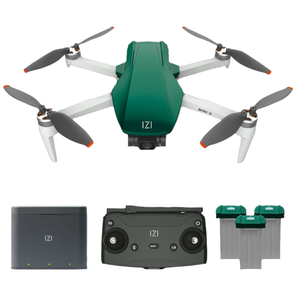 IZI Mini X Nano Fly More 4K Combo Drone - UHD 20MP, 93-min Flight, GPS