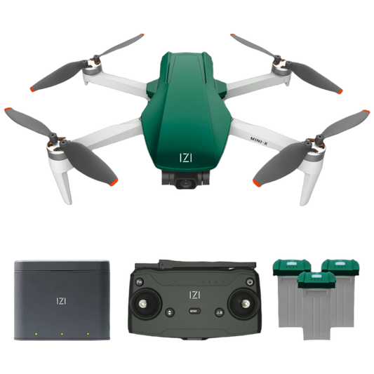 IZI Mini X Nano Fly More 4K Combo Drone - UHD 20MP, 93-min Flight, GPS