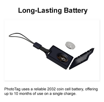 Smart GPS tracking photo tag