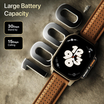 Fire-Boltt Snapp Smart Watch, Selfie Camera, 4G Nano-SIM Slot, 54.1mm AMOLED Display, Play Store- Unlimited apps, 1000mAh Battery, 2GB/4GB RAM (Jet Black Luxe)