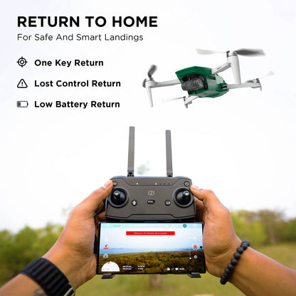 IZI mini X Nano 4K camera drone - UHD 20MP, GPS, 31min flight